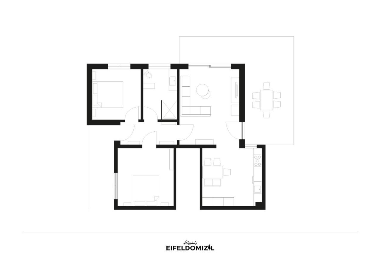 Auw bei Prum Ferienwohnung Kessler'S Eifeldomizil מראה חיצוני תמונה